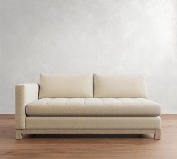 Build Your Own Jake Tufted Seadrift Wood Base Sectional
