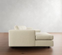 Carmel Wide Arm Double Chaise Sectional (144"&ndash;176")