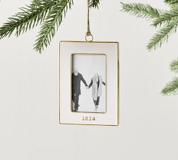 Dated Enamel Frame Ornament