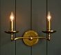 Lucca Iron Double Sconce (16")