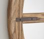Barn Door Round Wall Mirror