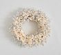 Faux Lit White Berry Wreath