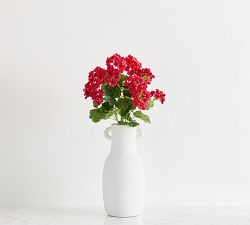 Faux Red Geranium Bundle