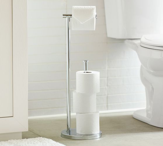 Linden Standing Toilet Paper Holder - Thumbnail 2