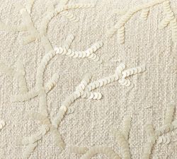 Oceana Sequin Coral Pillow Cover