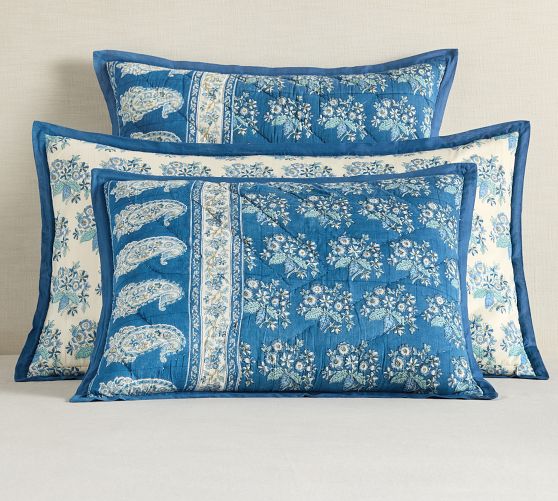 Regan Handcrafted Reversible Quilted Sham by Pottery Barn