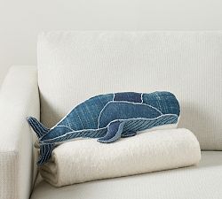 William the Whale Shaped Pillow