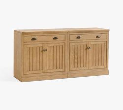 Aubrey Storage Cabinet Console with Drawers (72''-144")