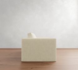 Carmel Slim Arm Slipcovered Sleeper Sofa (73"-81")