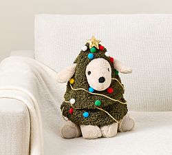Doug the Dog Christmas Tree Shaped Pillow