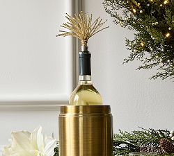 Open Box: Celebration Beaded Wine Stopper - Gold