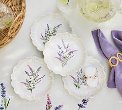 Monique Lhuillier Provence Outdoor Melamine Appetizer Plates - Set of 4