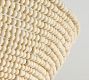 Montauk Wood Bead Round Flush Mount (24")