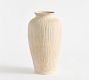 Textured White Vase