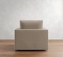 Westwood Square Arm Deep Seat Slipcovered Swivel Chair