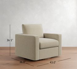 Westwood Square Arm Swivel Chair