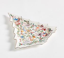 12 Days of Christmas Tree Stoneware Serving Platter