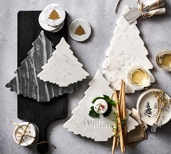 Gray Marble Tree Cheese Board