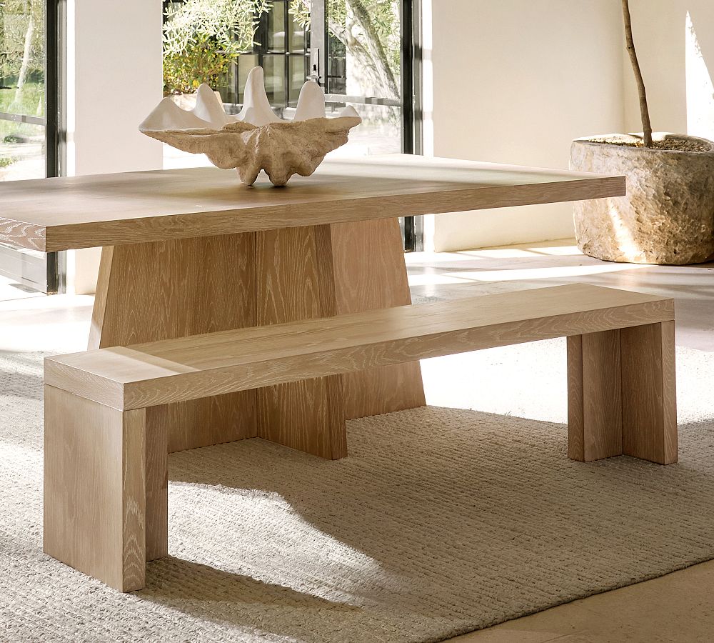 Newport Dining Bench (74"-86") by Pottery Barn
