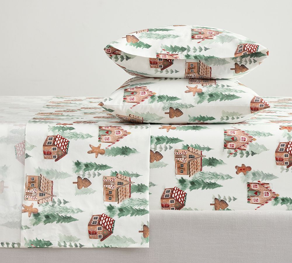 Gingerbread Forest Sheet Set - Multi, Cal. King