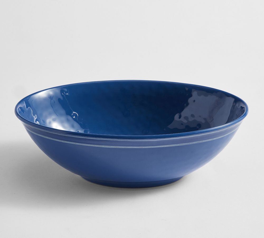 Cabana Outdoor Melamine Oval Serving Bowl - Single - Navy