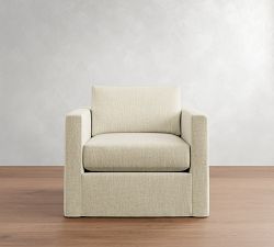 Carmel Slim Arm Slipcovered Chair