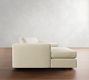 Carmel Slim Arm Double Chaise Sectional (139"&ndash;171")
