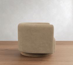 Cole Leather Swivel Chair