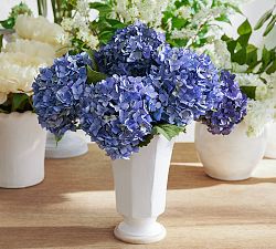 Faux Deep Blue Hydrangea Bundle