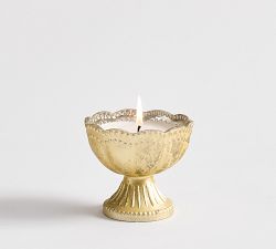 Fluted Mercury Candle - Laurel &amp; Incense