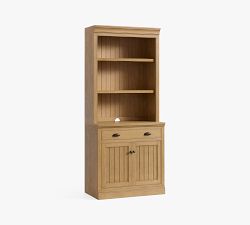 Aubrey Storage Shelf with Cabinet (36"- 72")