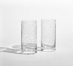 Figural Golf Cocktail Shaker &amp; Highball Glasses
