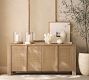 Laguna Mango Wood Hurricane Candle Holder