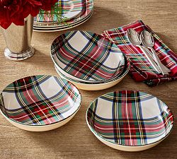 Stewart Plaid Cereal Bowls - Set of 4