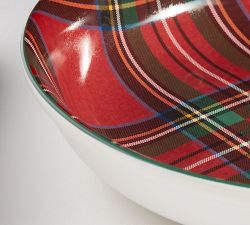Stewart Plaid Cereal Bowls - Set of 4
