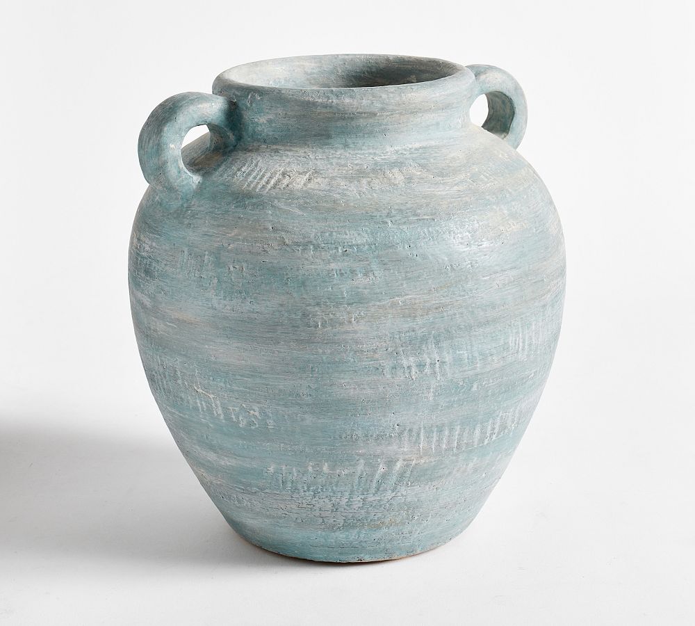 Chambray Artisan Handcrafted Ceramic Vases - Medium - Chambray