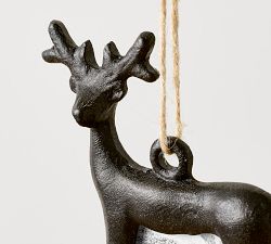 Bronze Reindeer Frame Ornament