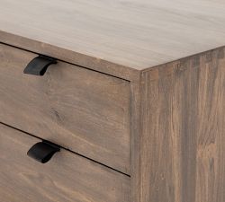 Graham Corner Desk with File Cabinet (101.5")