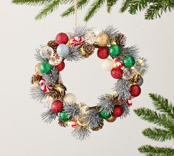 Peppermint Twist Wreath Ornament