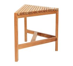 Sky Teak Shower Corner Bench