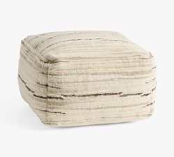 Textured Pouf