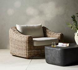 Dunemere Wicker Outdoor Lounge Chair