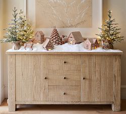 Handcrafted Gingerbread Village Houses | Pottery Barn