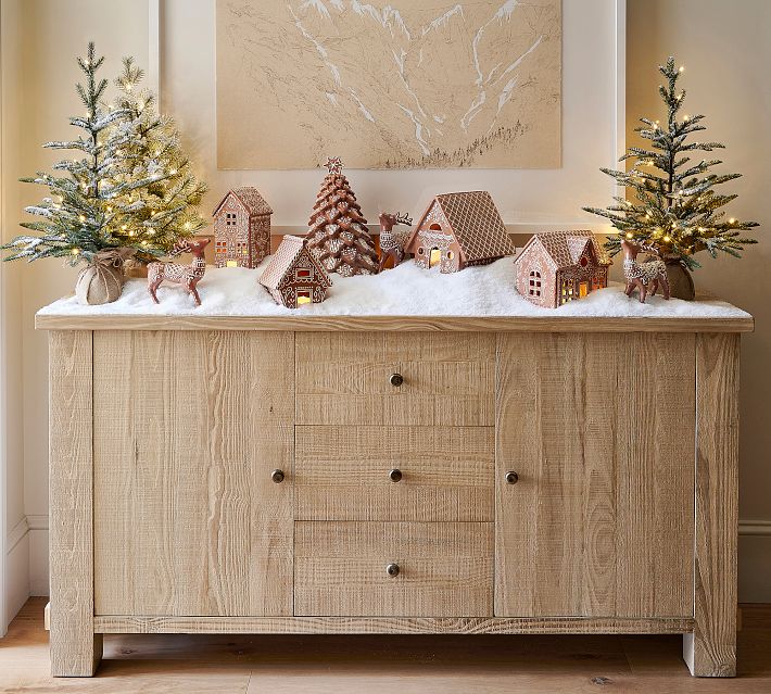 Handcrafted Gingerbread Tree | Pottery Barn
