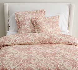 Open Box: Sorrel Toile Duvet, Full/Queen - Rosewood