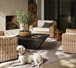 Dunemere Wicker Outdoor Lounge Chair