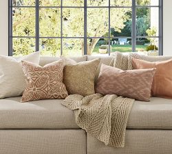 Chevron Knitted Chunky Throw