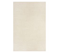 Geo Block Hand-Tufted Wool Rug