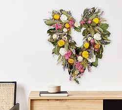Handcrafted Charmed Heart Wreath