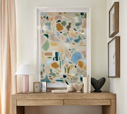 Pastel Color Abstract Framed Print